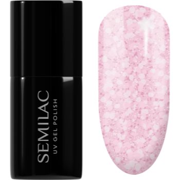 Semilac UV Hybrid Crushed_ICE unghii cu gel folosind UV / lampă cu LED - imagine 2